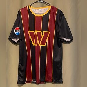Washington Commanders NFL 2023 Fan Appreciation Pepsi Soccer Jersey Adult XL